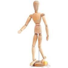 AHŞAP MANKEN - - - - - 8'' 20 CM (ERKEK, KADIN)
