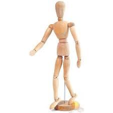 AHŞAP MANKEN - - - - - 5'' 14 CM (ERKEK, KADIN)