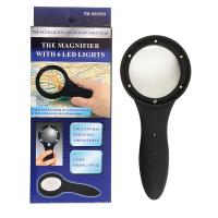 ERGONOMİK SAPLI BÜYÜTEÇ 6 LED IŞIKLI TH 600559