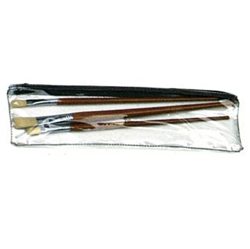 FIRÇA SAKLAMA ÇANTASI PLASTİK ŞEFFAF 35X10 CM BD-04A