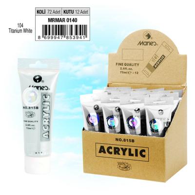 MARIE'S AKRİLİK BOYA - 75 ML - 104 Titanium White