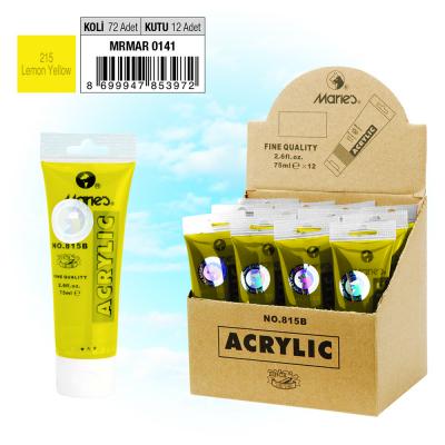 MARIE'S AKRİLİK BOYA - 75 ML - 215 Lemon Yellow