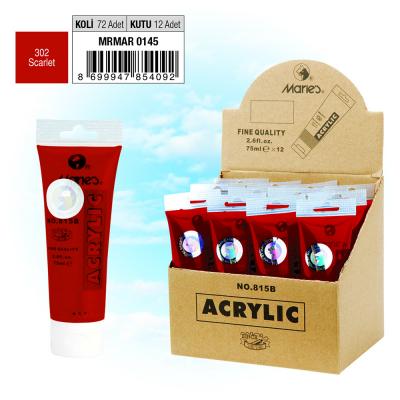 MARIE'S AKRİLİK BOYA - 75 ML - 302 Scarlet