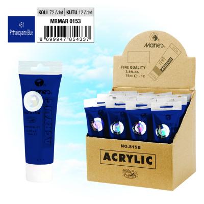 MARIE'S AKRİLİK BOYA - 75 ML - 451 Phthalocyaine Blue