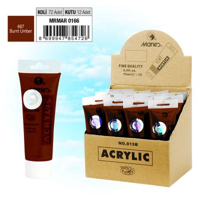 MARIE'S AKRİLİK BOYA - 75 ML - 687 Burnt Umber