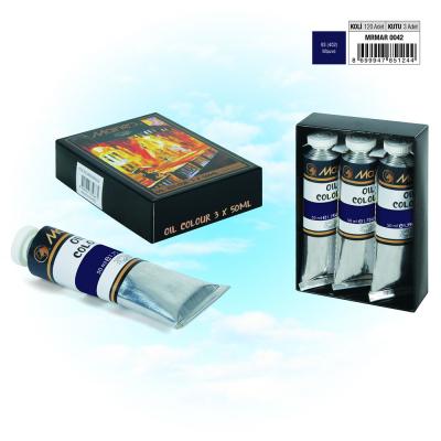 MARIE'S YAĞLI BOYA - 50 ml - 3'LÜ PK. - 402 Mauve