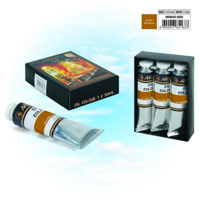 MARIE'S YAĞLI BOYA - 50 ml - 3'LÜ PK. - 601 Raw Sienna