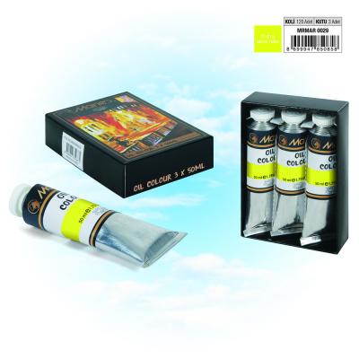 MARIE`S YAĞLI BOYA - 50 ml - 3'LÜ PK. - 215 Lemon Yellow