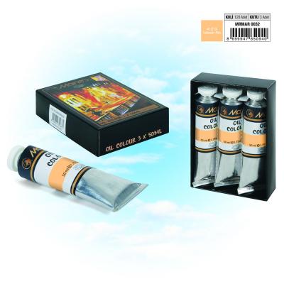 MARIE`S YAĞLI BOYA - 50 ml - 3'LÜ PK. - 219 Yellowish Pink
