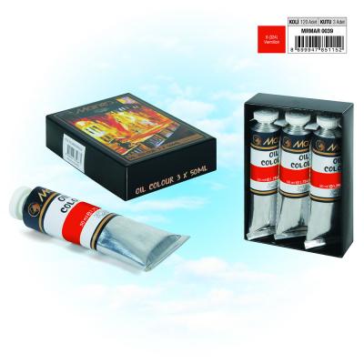 MARIE`S YAĞLI BOYA - 50 ml - 3'LÜ PK. - 324 Vermilion