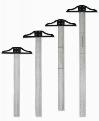 PLASTİK T-CETVELİ - SABİT BAŞLIKLI - 80 CM