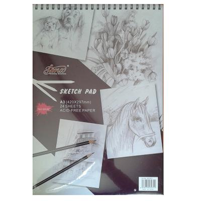 SKETCH DEFTER - SPİRALLİ - A3 - 160 YP. - 24 YP. - B5303