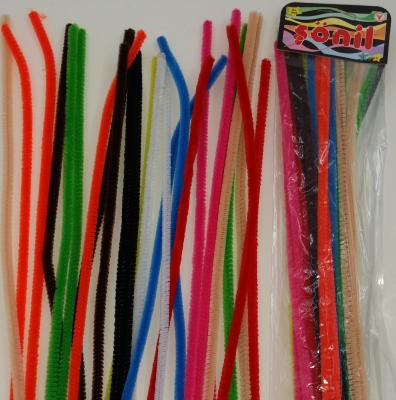 ŞÖNİL KARIŞIK RENKLİ 30 CM 6 MM         25`Lİ PK.