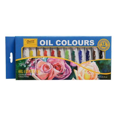 YAĞLI BOYA    12 RENK 12 ML`LIK SET