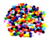 PONPON 10 MM KARIŞIK RENKLİ 50`Lİ PAKET