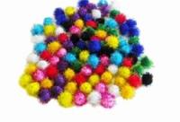 PONPON 20 MM      SİMLİ KARIŞIK RENKLİ                           50`Lİ PAKET